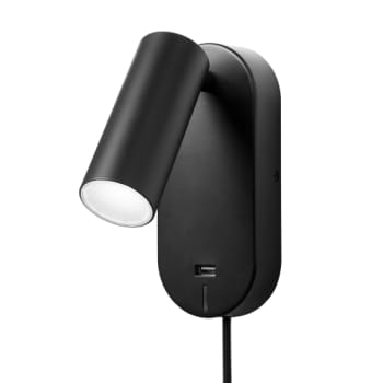 [6243200276] Væglampe Ego Usb Sort