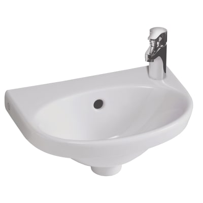 [626251200] GBG 5540 Nautic håndvask 400 x 275 mm med hanehul til højre C+