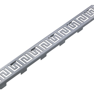 [155070110] Rist line athens 1000-Rist: 50 x 932 mm-rustfrit stål: aisi304