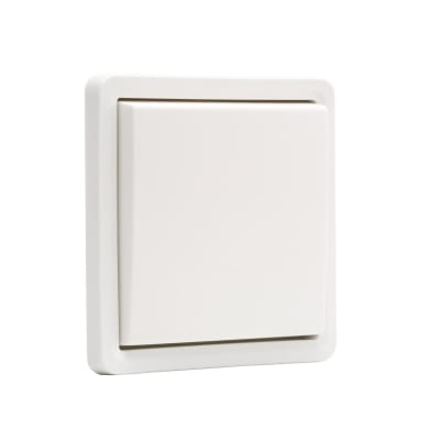 [3417812655-1596] Fjedertryk, 10A, IP55, hvid