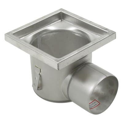[153012116] Industriafløb, lav-gulv: beton og fliser-ramme: 200 x 200 mm