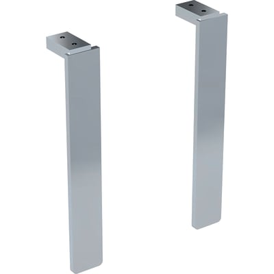 [780068924] Ifö Spira Pro ben sæt (2 stk.): H=20.2cm, Blankforkromet