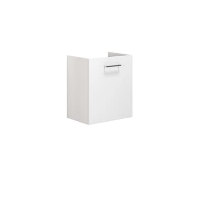 [930235067] Vaskeskab m/1 låge, 57,6x50x35 cm, glat, hvid mat, venstre