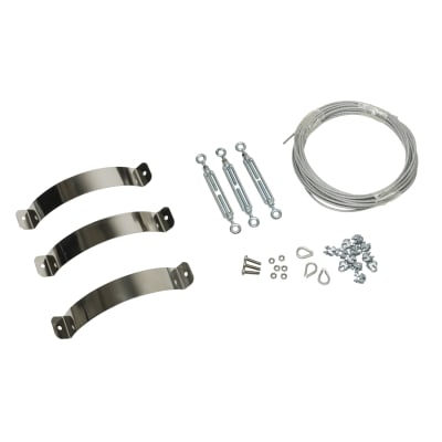 [317692350] Metalbestos skorsten uØ 350mm bardunsæt med 10 mtr. wire