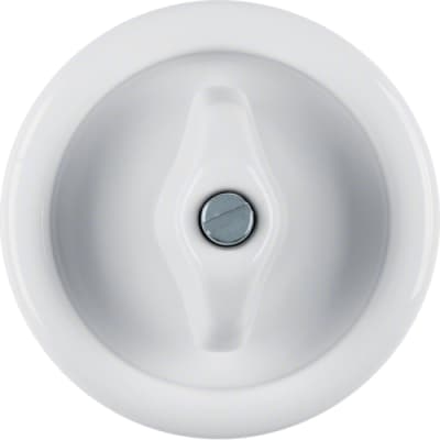 [7917054003] Drejeknap for 1930 porcelæn, hvid