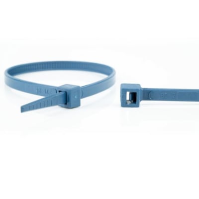 [6239165736] Kabelbinder detekterbar 4,8x370 mm, blå