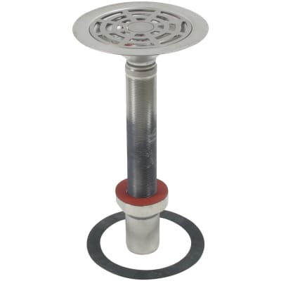 [160385040] Indsats til rundt støbejernsafløb rist 130 x 130 mm udløb 50 mm