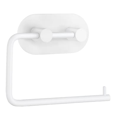 [930230225] Smedbo beslagsboden selvklæbende toiletpapirholder, mat hvid
