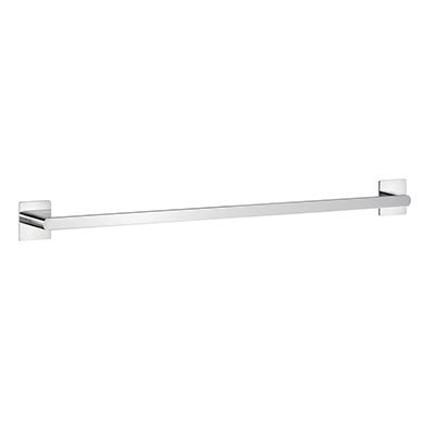 [930231594] Smedbo cube enkel håndklædestang. poleret. selvklæbende.