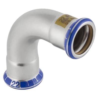 [037302042] 42 mm Bøjning RFG 90° muffe/muffe Mapress