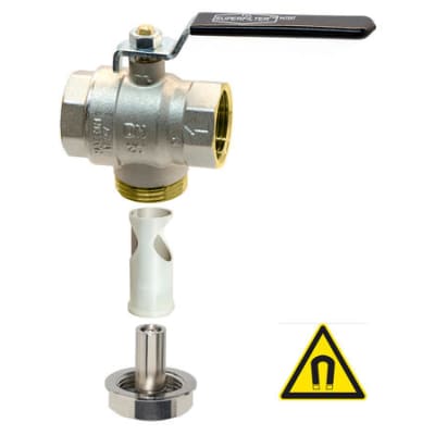 [417353010] Filterkuglehane M/magnet 5/4"