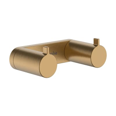 [775254602] Hansgrohe AddStoris S krog, dobbelt, 35x67mm, børstet bronze PVD