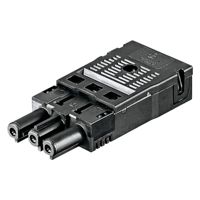 [8128374940] GST18i3 Stik Fjeder Hun 3P 1,5-2,5mm² Ø7,8-10,3 mm Sort