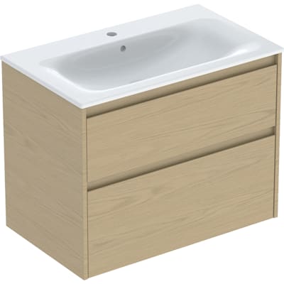 [780048445] Ifö Sense Modern møbelpakke, to skuffer, 800x621x480 mm, eg