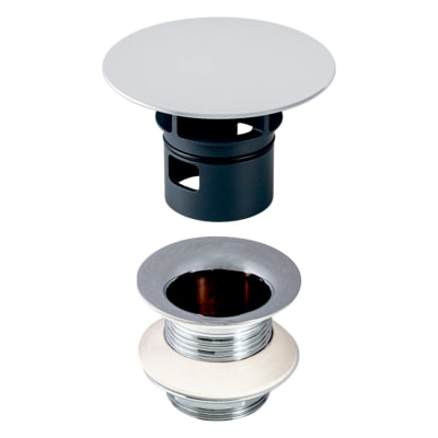 [747079010] GEBERIT bundventil 1 1/4x50mm åben t/hv messing  chrome