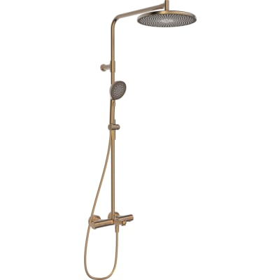[722260815] Oras Aurelia Rain bruserarmatur 180mm tud 2h/3stråletp t/kar/br