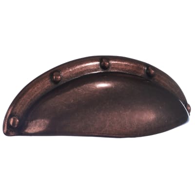 [930233943] Skålegreb, Antik kobberfinish, cc 64 mm, L 91 mm