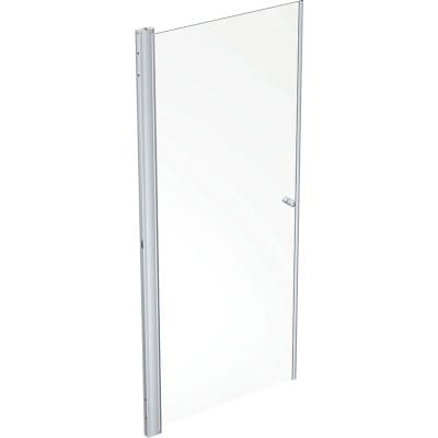 [673822063] Contura Shower Space lige dør mat profil/klart glas SPNK 900 knopgreb