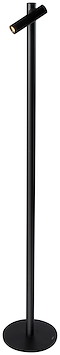 [9910651] BATTERILAMPE, ZOOM FLOOR, SORT, 3000K