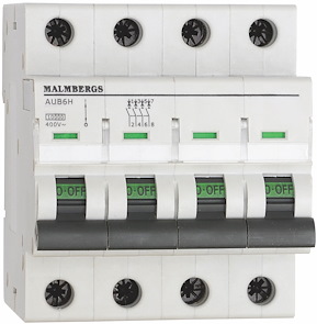 [2149272] MCB AUTOMATSIKRING MALMBERGS, 50A, 4P, C-TYP
