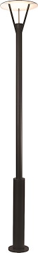 [9977100] STOLPELYGTE EKLOF, LED, MØRKEGRÅ, 1X15,7W, IP54
