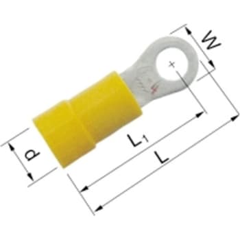 [2921106324] Isol. ringkabelsko A4685R 4-6mm2 M8 Gul