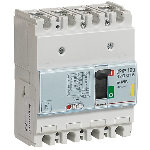 [3922203209] DPX 160 MAKSI TM 125A 4P 16KA