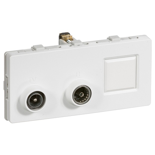 [1087004785] LK antenneudtag TV/R/RJ45 sløjfedåse TD312 - HV