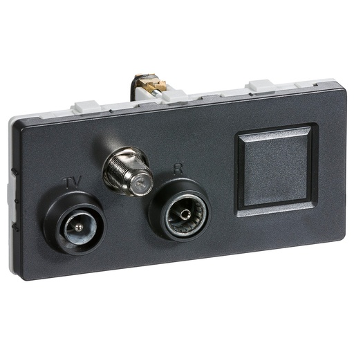 [1087004824] LK antenneudtag TV/R/SAT/RJ45 slutdåse TD352 - KG