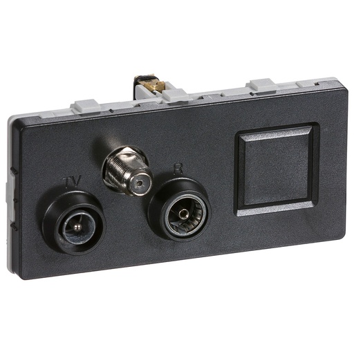 [1087004853] LK antenneudtag TV/R/SAT/RJ45 slutdåse TD372 - KG