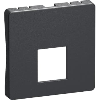 [1088000843] LK FUGA afdækning for Dataudtag for 1x Keystone RJ45 (Small/Large) 1 modul koksgrå