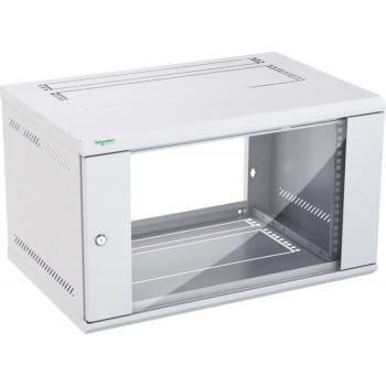[1088019818] Actassi 19'' Rack 19'' Væg rack Flad-pak med glasdør BDH: 600x400x352 6HE