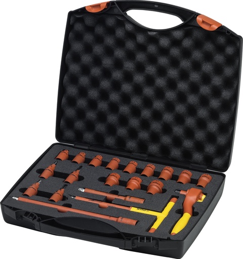 [881704091] Wiha topnøglesæt 1000 V, 3/8", 20 dele
