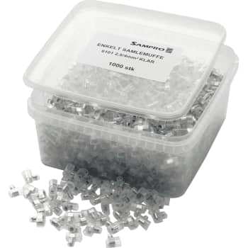 [1221000066] Samlemuffe 2,5 mm² enkelt klar (bulk 1000 stk)
