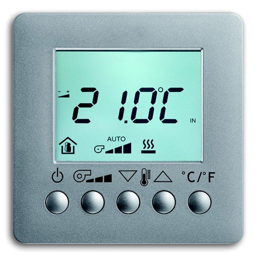 [2126116135] KNX RUMTERMOSTAT M/DISPL. SØLV