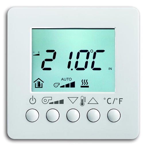 [2126116096] KNX RUMTERMOSTAT M/DISPL. HVID
