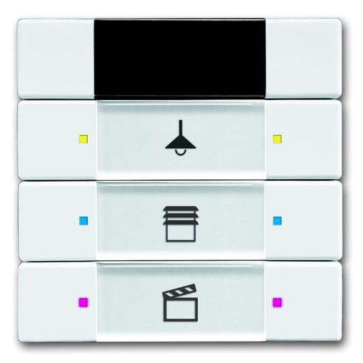 [2126136160] KNX RUMTERMOSTAT 3/6-TRYK HVID