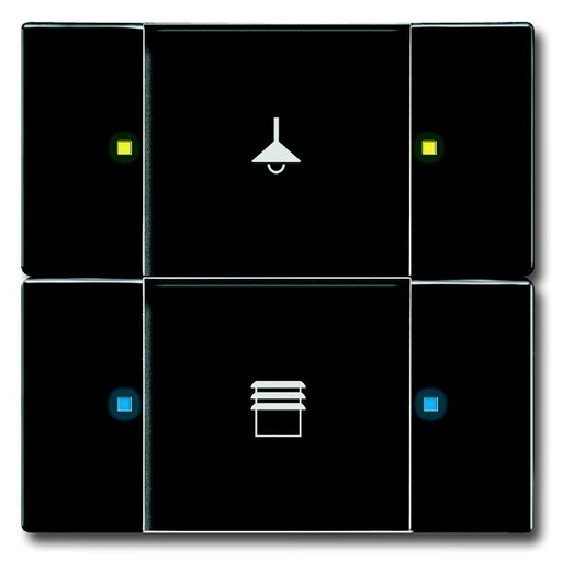 [2126139989] KNX KONTAKT 2/4-TRYK ANTRACIT