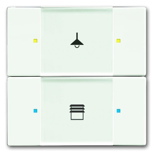 [2126140091] KNX KONTAKT 2/4-TRYK MAT HVID
