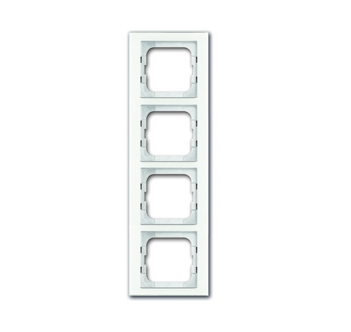 [2117156984] RAMME AXCENT 4M HVIDT GLAS