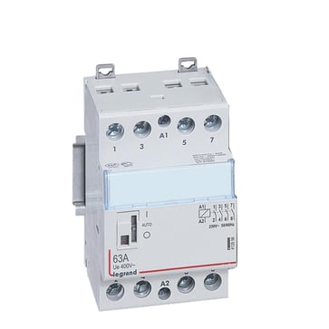 [8722041310] CX3 DIN kontaktor 230Vac 4NO 63A med håndtag 3M