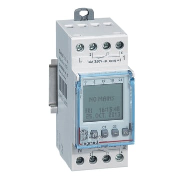 [3923400946] AlphaRex D22 digital årsur 16A 2-skiftekontakter 2M