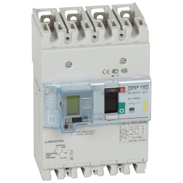 [3922203296] DPX3 160 maksimalafbryder termo + jordfejl 4pol 160A 16KA