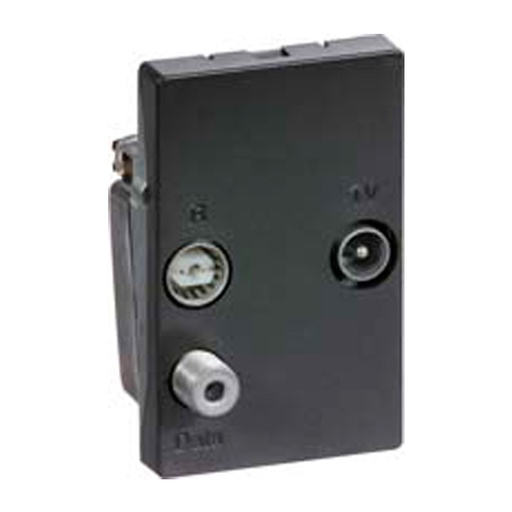 [1087005001] LK multimedie udtag slutdåse 65 mhZ TD272D - KG