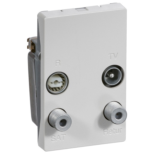 [1087005043] TV, Radio og SAT og returvejsstik T2 4 stik TD253D