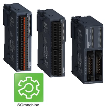[7586047739] TM3-Busmodul (Modtager) Forsyning 24 VDC Øg antalet af I/O moduler fra 7 til 14 Moduler Max 5 meters