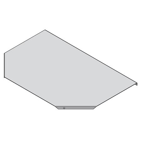 [8037021724] LÅG T/T-STYKKE 600X1MM ZINC+