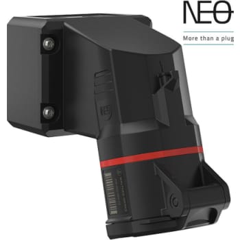 [1418080048] CEE Vægudtag NEO 16A 5P, 6H, rød, 400V, på underlag, med fjederkl.