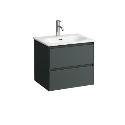 [930221483] LAUFEN LUA, Slim Møbelpakke i Traffic Grey, 2 skuffer