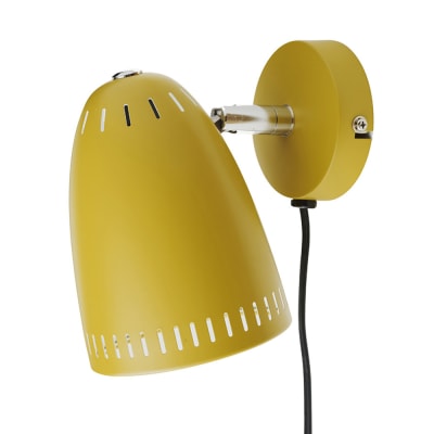 [6643001127] Superliving Dynamo Væglampe kort E14 Ø11, mat gul